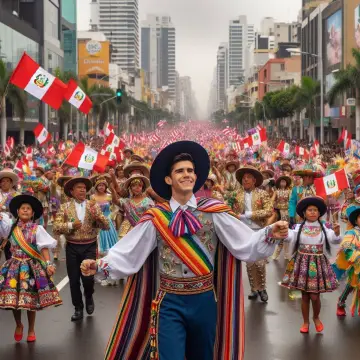 El día de la independencia de Perú