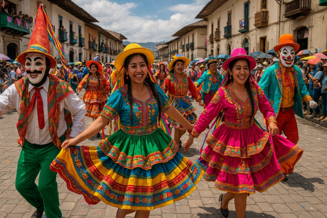 El espíritu festivo del carnaval peruano
